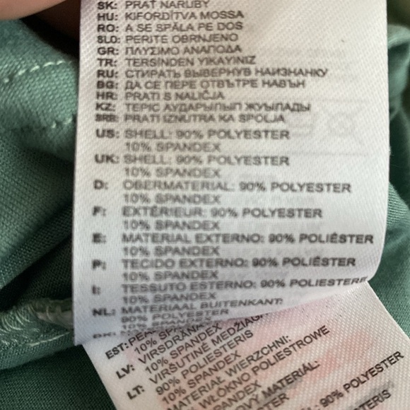 ❌SOLD❌Reebok Shorts Set Light Green Top with Blue Blue Shorts NWT size 4 - Picture 5 of 8